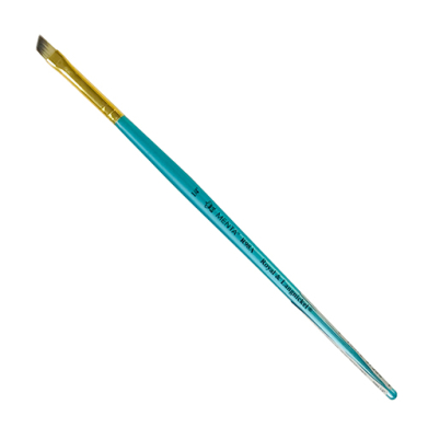 Royal Langnickel Menta 98 Brush for Acrylic - Short Handle, Angle 1/4"