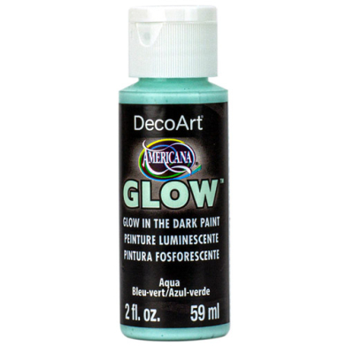 DecoArt Americana Glow Acrylic Paint - (2oz/59ml) Aqua