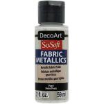 DecoArt SoSoft Fabric Paint - (2oz/59ml) Metallics, Pearl