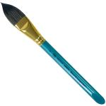 Royal Langnickel Menta 88 Brush for Watercolor - Short Handle, Pointed Oval 1"
