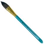 Royal Langnickel Menta 88 Brush for Watercolor - Short Handle, Pointed Oval 3/4"
