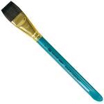 Royal Langnickel Menta 88 Brush for Watercolor - Short Handle, Wash 1"