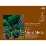 Strathmore 400 Series Black Mixed Media Pad ( 462 ) 18" x 24" - (15 Sheets, 184lb) Glue Bound