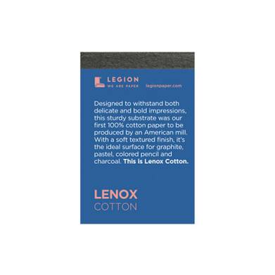 Legion Artist Mini Pad 2.5" x 3.75" - (15 Sheets) Lenox Cotton