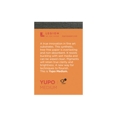 Legion Artist Mini Pad 2.5" x 3.75" - (10 Sheets) Yupo, Medium