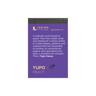 Legion Artist Mini Pad 2.5" x 3.75" - (10 Sheets) Yupo, Heavy