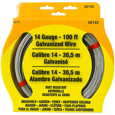 Ook Galvanized Steel Wire - (100ft), 14 Gauge