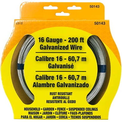 Ook Galvanized Steel Wire - (200ft), 16 Gauge
