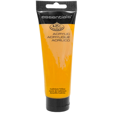 Royal Langnickel Essentials Acrylic Paint - (4oz/120ml) Cadmium Yellow Medium