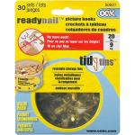Ook Ready Nail Picture Hangers & Tin - (30 Sets) 20lbs