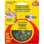 Ook Sawtooth Hangers & Tin - (25 Pack) Small