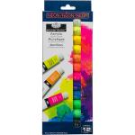 Royal Langnickel Essentials Acrylic Paints 0.4oz/12ml - (12 Pack) Neon