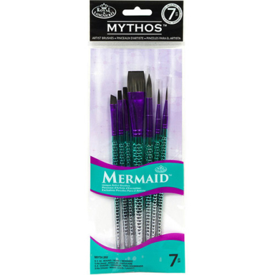 Royal Langnickel Mythos Mermaid Brush Set - (7 Pack) Assortment #2