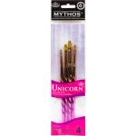 Royal Langnickel Mythos Unicorn Brush Set - (4 Pack) Assorted Filberts
