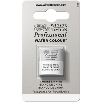 Winsor & Newton Professional Water Colour Half Pan - Chinese White
