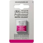 Winsor & Newton Professional Water Colour Half Pan - Quinacridone Magenta