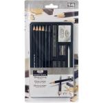 Royal Langnickel Essentials Small Tin Box Sketching  Art Set - (14 Pieces) RSET-ART2507