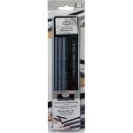 Royal Langnickel Essentials Tin Box Mini Charcoal Sketching Art Set - (8 Pieces)  RSET-ART2612