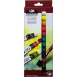 Royal Langnickel Essentials Watercolor Paints 0.4oz/12ml - (12 Pack)  WAT12-12