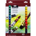 Royal Langnickel Essentials Watercolor Paints 0.4oz/12ml - (24 Pack) WAT12-24