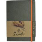 Pentalic Traveler Pocket Journal 6" x 8" - (160 Pages, 74lb) Dot Grid, Gray