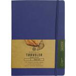 Pentalic Traveler Pocket Journal 6" x 8" - (160 Pages, 74lb) Sketch, Royal Blue