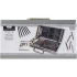 Royal Langnickel Essentials Deluxe Silver Wooden Sketching Art Box Set - 58pc  RSET-SKET2000