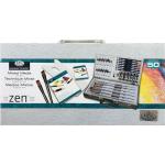 Royal Langnickel Essentials Zen Art Set - (50 Pieces) Mixed Media RZEN-MML4301