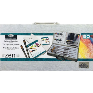 Royal Langnickel Essentials Zen Art Set - (50 Pieces) Mixed Media RZEN-MML4301