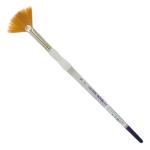 Royal Langnickel Soft-Grip Synthetic Sable Brush - Short Handle, Fan #4