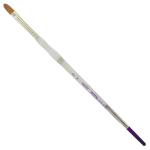 Royal Langnickel Soft-Grip Synthetic Sable Brush - Short Handle, Filbert #6