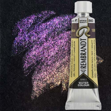 Royal Talens Rembrandt Watercolour - (0.3oz/10ml) Chameleon Gold Red Violet