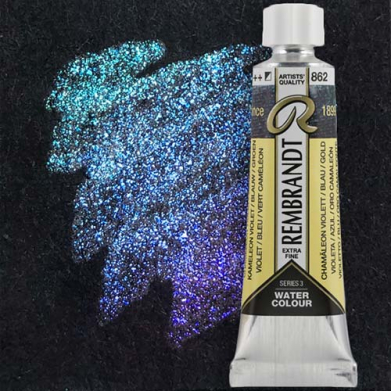 Royal Talens Rembrandt Watercolour - (0.3oz/10ml) Chameleon Violet Blue Green