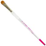 Royal Langnickel Soft-Grip Natural Hair Brush - Short Handle, Half Moon 1/2"