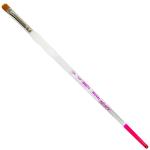 Royal Langnickel Soft-Grip Natural Hair Brush - Short Handle, Half Moon 1/4"