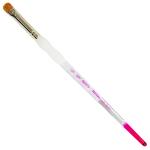 Royal Langnickel Soft-Grip Natural Hair Brush - Short Handle, Half Moon 3/8"