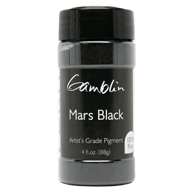 Gamblin Dry Pigment - (4fl oz/47g) Mars Black