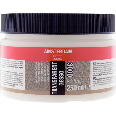 Amsterdam Gesso - (8.5oz/250ml) Transparent