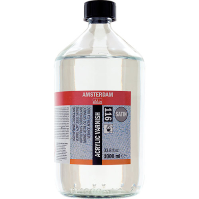 Royal Talens Amsterdam Acrylic Varnish - (33.8oz/1000ml) Satin