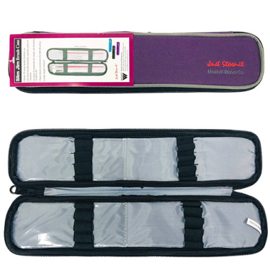 Weber Just Stow-it Slim Jim Brush Case - Artist Purple