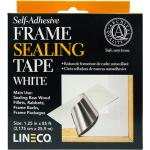 Lineco Frame Sealing Tape - (1.25" x 85') Self-Adhesive, White