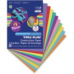 Pacon Tru-Ray Sulphite Construction Paper 9" x 12" - (50 Sheets) 10 Bright Assorted Colors
