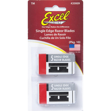 Excel Single Edge Razor Blades - (10 Pack)