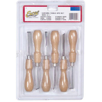 Excel Deluxe Carving Tool Set - (6 Pieces)