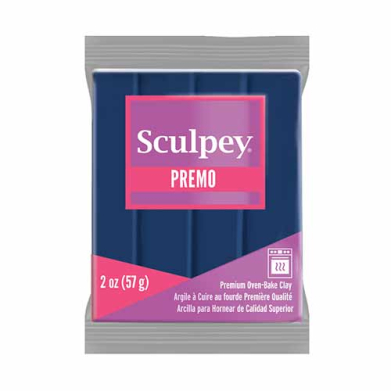 Sculpey Premo Oven-Bake Clay (2oz bar) - Navy