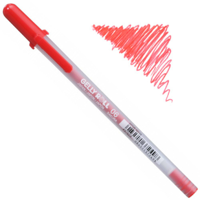 Sakura Gelly Roll Classic Pen - 06 Fine Line, Red 37323