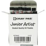 Sakura Cray-Pas Junior Artist Oil Pastels - (12 Pack) Black