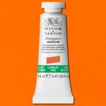 Winsor & Newton Designers Gouache  (0.47oz/14mL) Cadmium-Free Orange