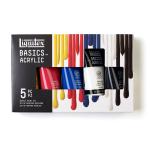 Liquitex Basics Acrylic 75ml Tube set - (5 Pieces)
