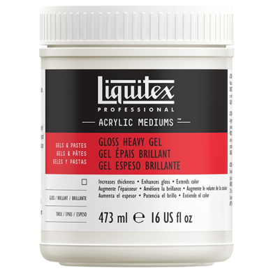 Liquitex Professional Gel Medium - (16oz/473ml) Gloss Heavy Gel